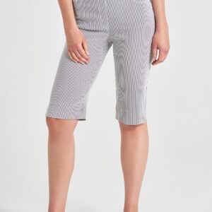 Short Seersucker - Black Stripe