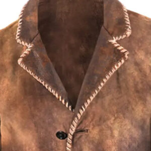 Suede Vintage Pocket Lapel Casual Blazer