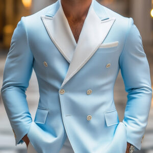 Men's Vintage Blue Blazer